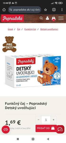 Kde kúpim detský uvoľňujúci čaj?