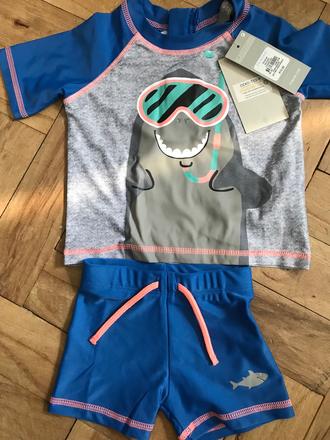 Plavky 6-9m, primark,74