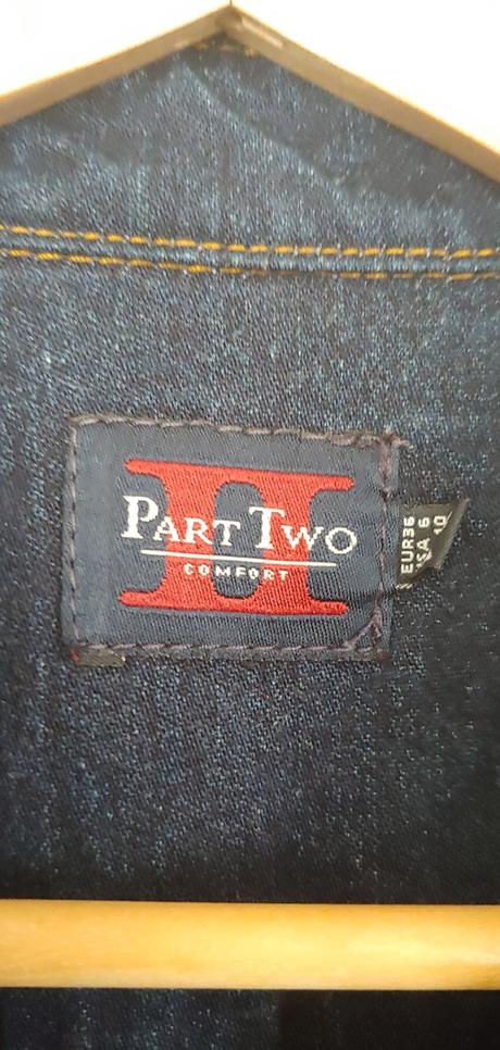 Rifľový denimový kabátik značky part two, 38