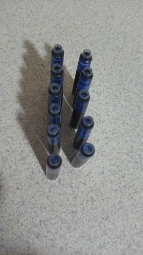 Bombičky-náplň do pera pelikán 11ks, 