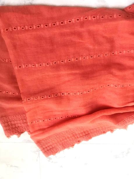 Bavlnená indická šatka na krk /tunel, xl