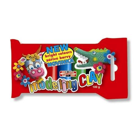 Plastelína koh-i-noor 5 odtieňov, 100 g,