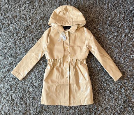 Prechodný kabát/zateplený pogumovaný kabátik, river island,134