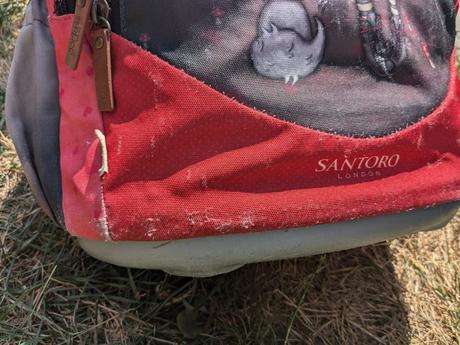 Školský batoh santoro červená čiapočka a vlk,