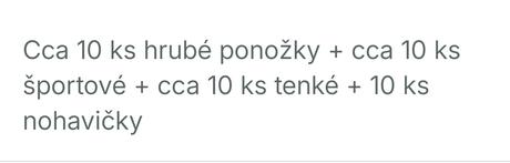Ponožky 7-8-9 rokov, 31