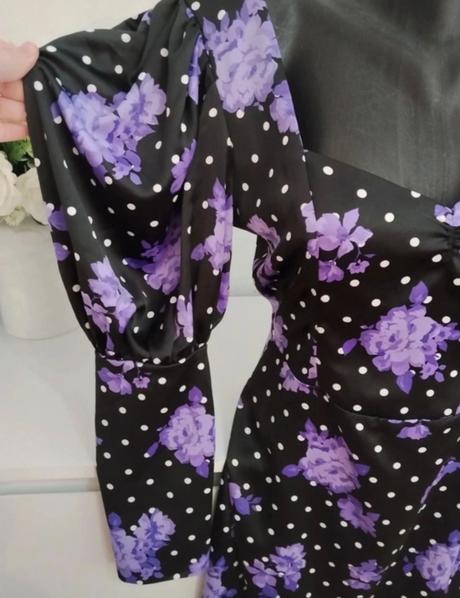 Bershka krásne nové kvetované šaty, bershka,40 / l