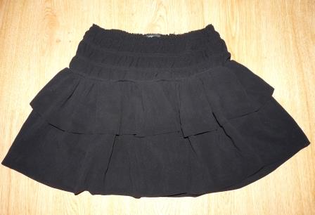 Volanova lahka sukna, mango,s