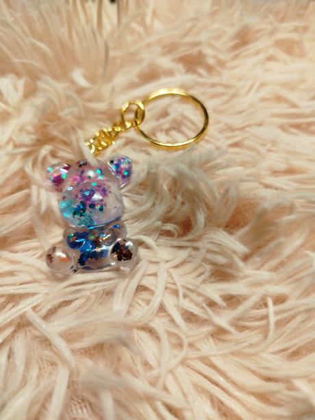 Písmená trblietavé ozdôbky kľúčenky,