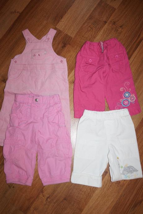 4 ks nohavic pre malu slecnu-cena spolu, next,80