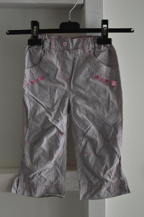 Nohavice s kvetinkami 86/92, okay,86