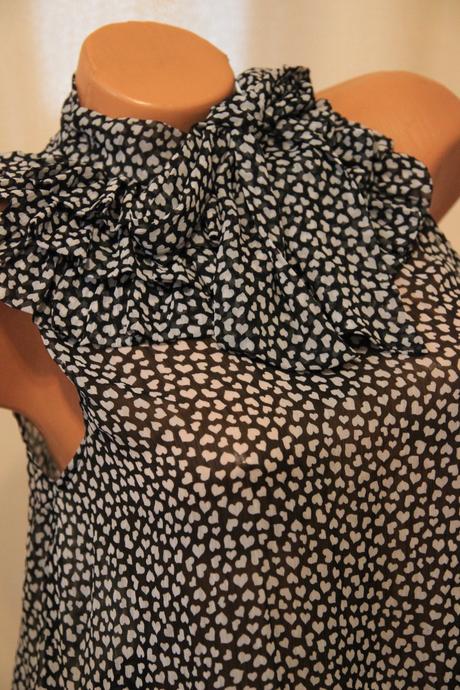 Čierno biela elegantná blúzka, m, m