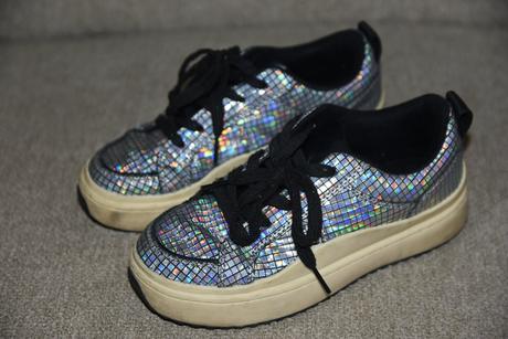 Strieborné tenisky zara, zara,34