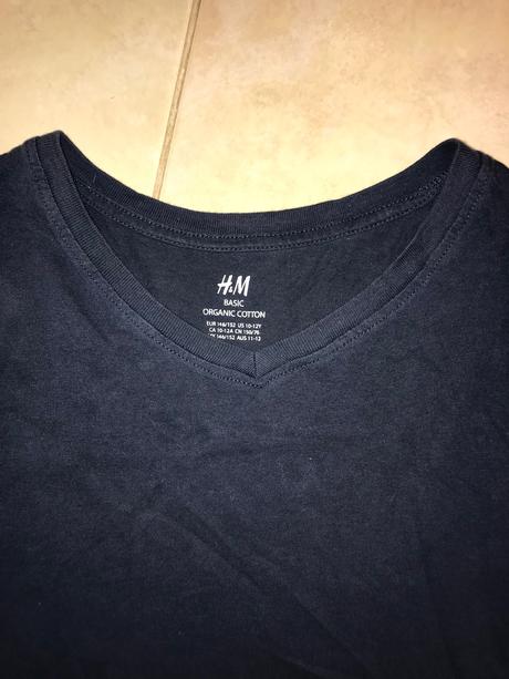 Tricko s kratkym rukavom h&m basic, h&m,146