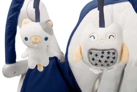 Caretero detská jedálenská stolička 2v1 indigo nav, caretero