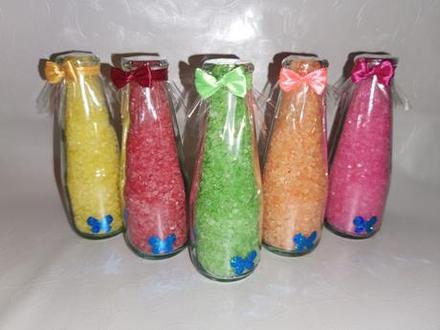 Morská soľ do kúpeľa fľaška - rozne druhy,