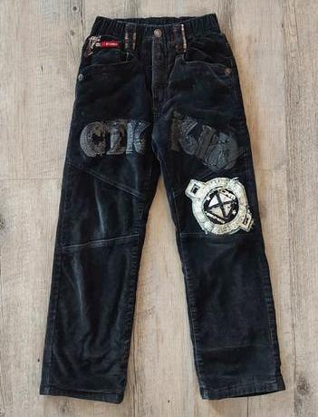 Menčestrové zateplené nohavice, 128