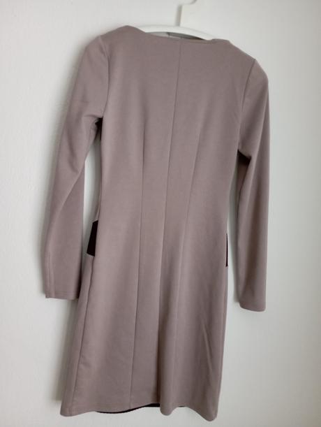 Šaty hnedých odtieňov, xs