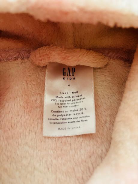 Detský župan gap s kapucňou (4roky), gap,104