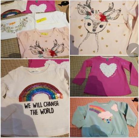 Balík tričiek, vel.1-3r., 86–98