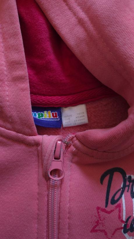 Predám  dievčenskú mikinu zn. lupilu, lupilu,116