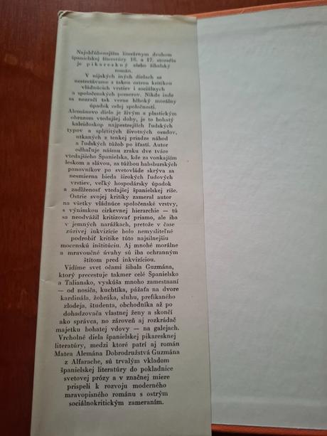 Kniha mateo alemán dobrodružstvá guzmána z alfarac, 