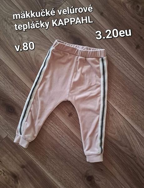 Velúrové tepláčky kappahl, kappahl,80
