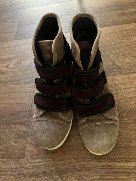 Rucoline kožené topánky so skrytou platformou, 40