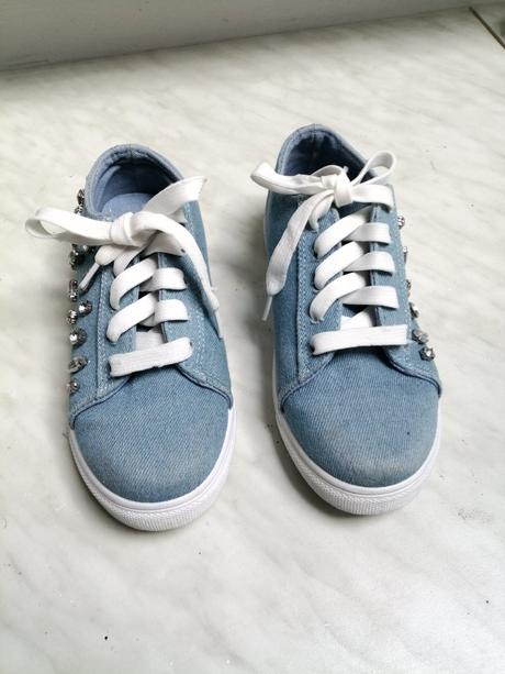 Tenisky pre dievčatka modre vel. 32, 32