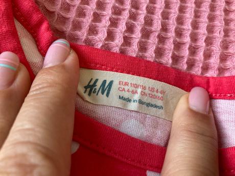Šaty 5x zn.h&m (veľ.110), 110