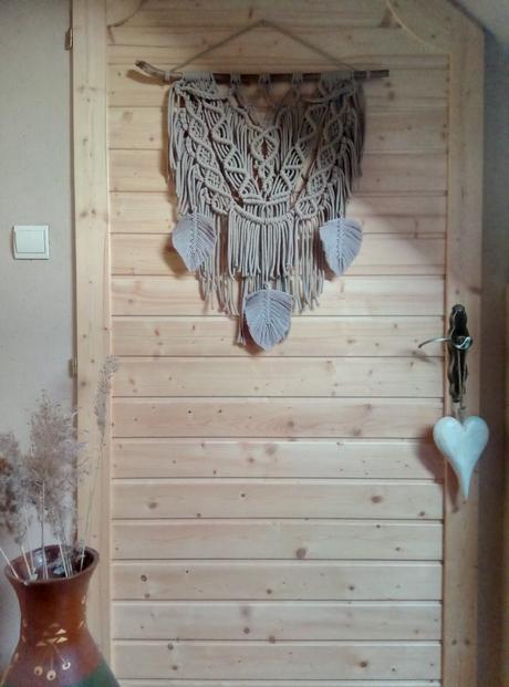 Prírodná dekorácia na stenu,