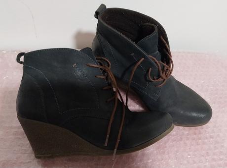 Prechodné topánky na klinovom podpätku, lasocki,36