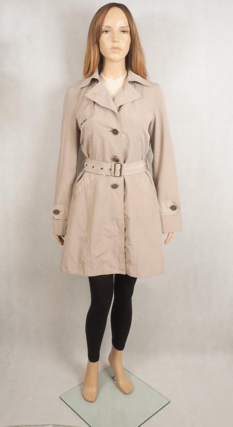 Kvalitný béžový trenčkot jac nuevo, jac,38