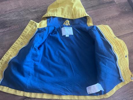 Žltá bundička, vertbaudet,86