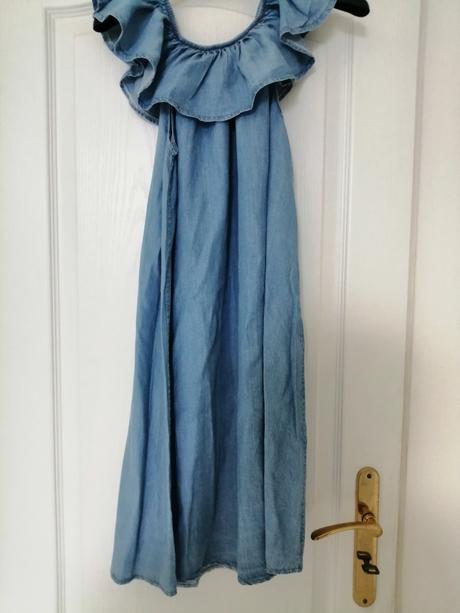 Satecky pre dievčatká modré vel.159, 158