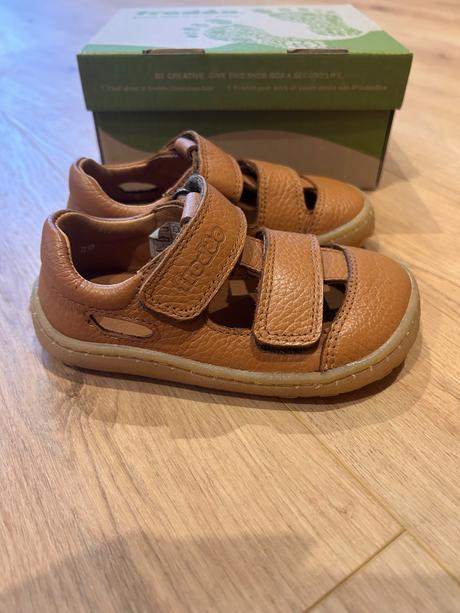 Froddo barefoot kožené sandále - cognac, froddo,23