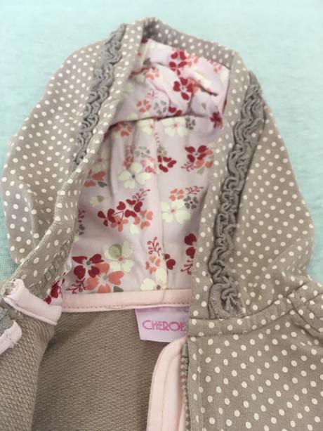 Bodkovana mikina s kratkym rukavom, cherokee,68