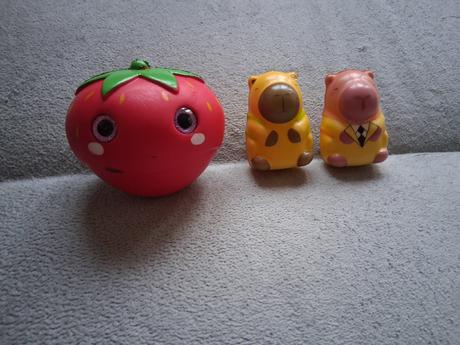 Jahoda zvieratko penová hračka cena spolu, 