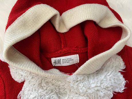 Vianočný svetrík, h&m,92