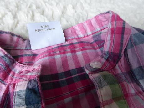 Károvaná košľa tunika, next,110