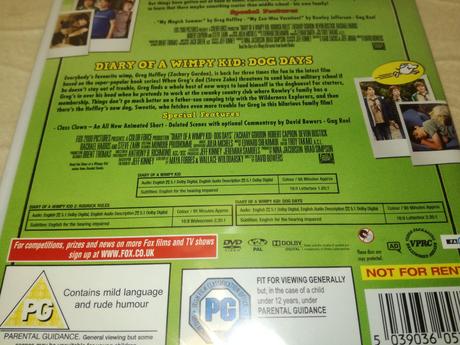 Dvd diary of wimpy kid 1+2+3  su19, 