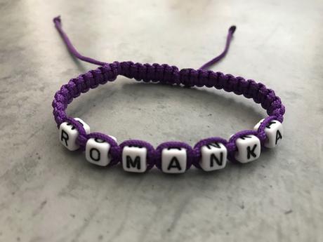 Náramok s menom romanka, 