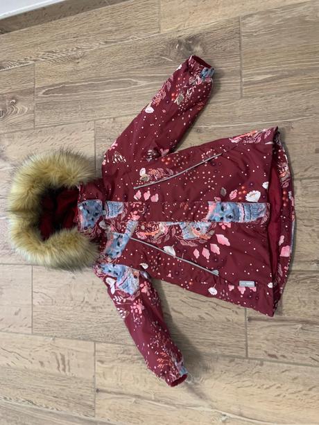 Reima typ muhvi predĺžená zimná bunda, parka 98/10, reima,98