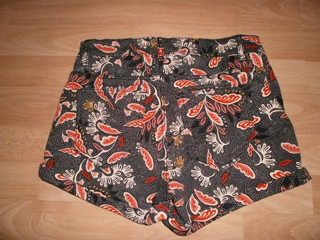 Farebné keprové šortky 152/158, h&m,xs