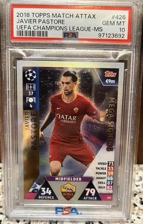 Futbalová karta - javier pastore, 