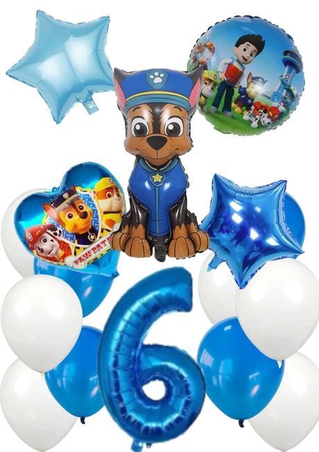 Balóny tlapky/ labková patrola- až 15/16/17/18/19/, 