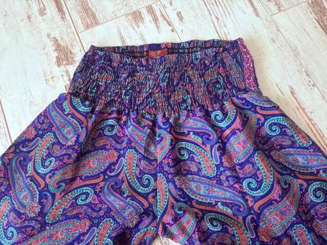 Letné nohavice z hodvábu,