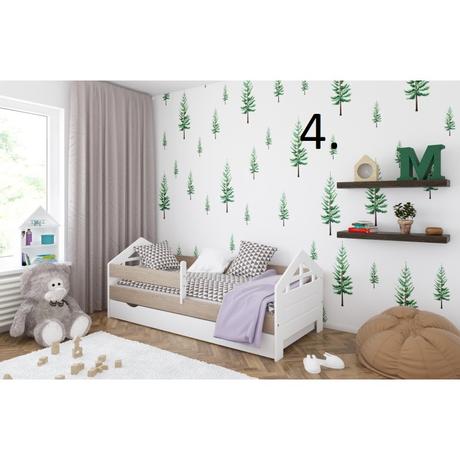 Detská posteľ ala, šírka (cm): 80,dĺžka (cm): 180