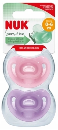 Nuk 730380 sensitive girl 0-6m, 2ks, nuk