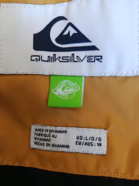 Nenosená prechodná bunda, quiksilver,164