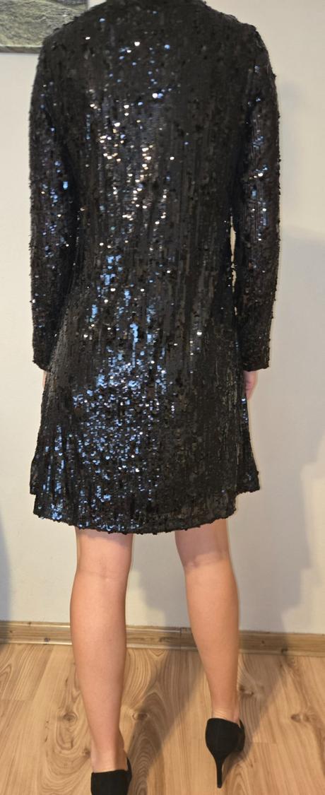 Trblietavé šaty vel.s, h&m,s